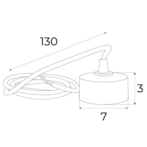 MAXLIGHT MA0010 Podsufitka - adaptor do zewnętrznego przyłącza prądu do szyn magnetycznych 2