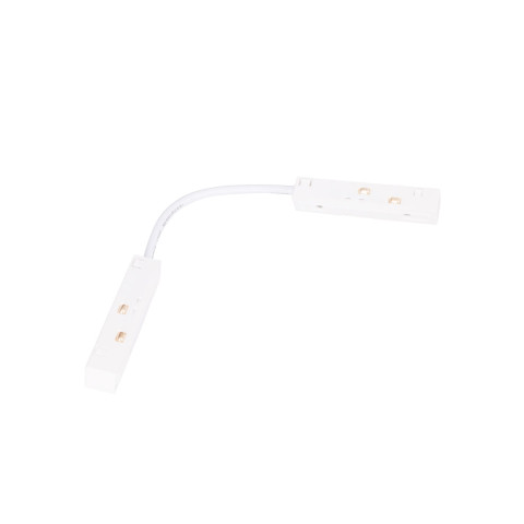 MAXLIGHT MA0020 Łączenie zasilania pomiędzy dwoma szynami, gdy użyty jest kątownik, kolor biały
