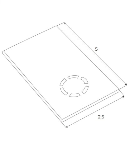 MAXLIGHT MA0028 Zaślepka końcowa do szyn natynkowych głębokich MT0018, MT0019, kolor biały 2