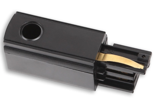 MAXLIGHT MHT1-C/L-BK TRACK KOŃCÓWKA ZASILAJĄCA lewa czarna