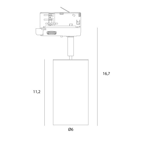 MAXLIGHT S0022 RAYO REFLEKTOR GU10 DO SZYNOPRZEWODU, BIAŁY 2