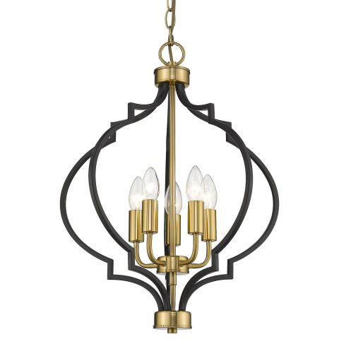 Lampa wisząca NASHVILLE P05179BK CosmoLight kolor Złoty błyszczący, Czarny