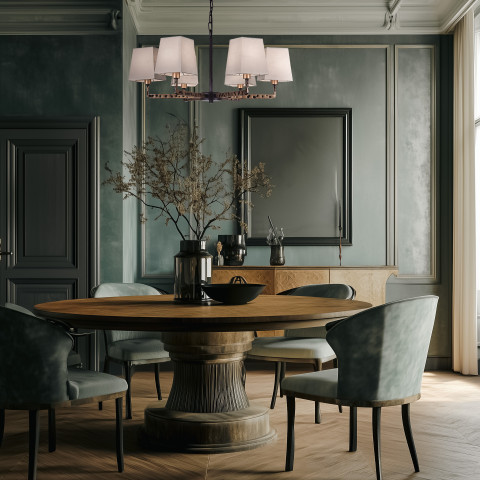 Lampa wisząca STOCKHOLM P06636BK AU CosmoLight kolor Mosiądz, Czarny 2