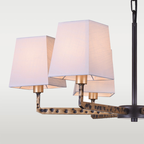 Lampa wisząca STOCKHOLM P06636BK AU CosmoLight kolor Mosiądz, Czarny