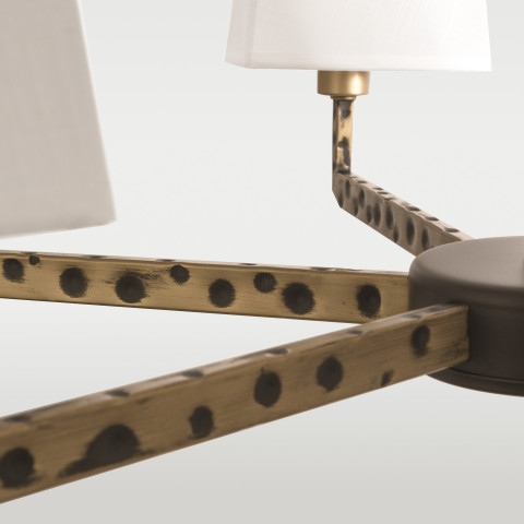 Lampa wisząca STOCKHOLM P06636BK AU CosmoLight kolor Mosiądz, Czarny