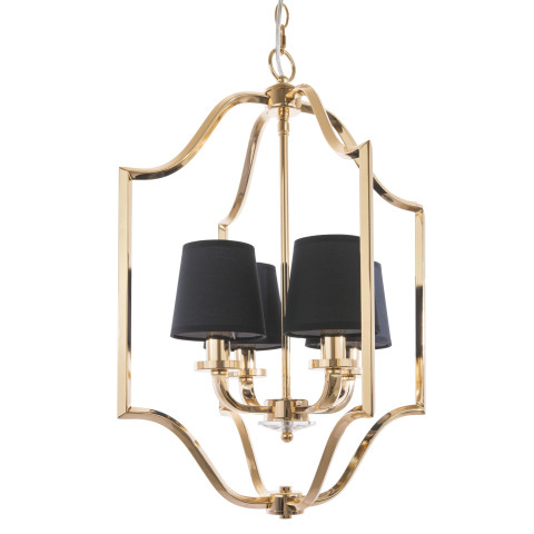 Lampa wisząca NEW YORK P04667AU-BK CosmoLight kolor Złoty błyszczący