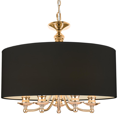 Lampa wisząca ABU DHABI P05896AU-BK CosmoLight kolor Złoty błyszczący