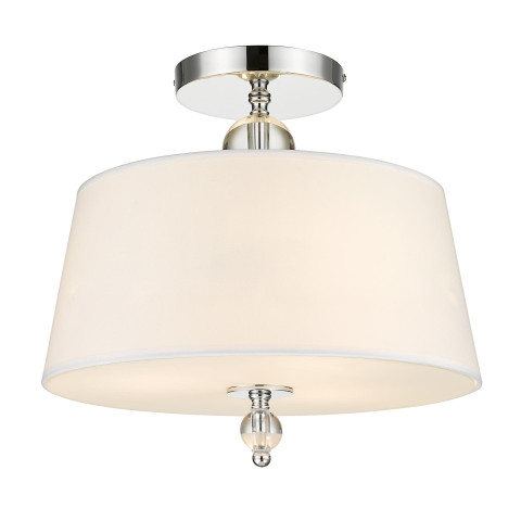 Plafon CANCUN C03957CH-WH CosmoLight kolor Srebrny
