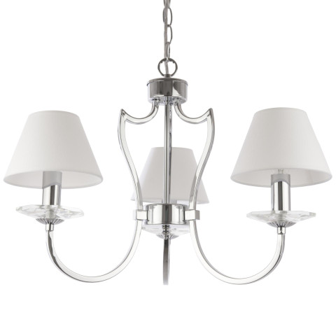 Lampa wisząca RIGA P03755CH-WH CosmoLight kolor Srebrny