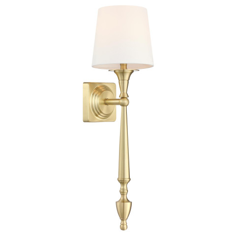 Kinkiet AUSTIN W01289BR-WH CosmoLight kolor Mosiądz