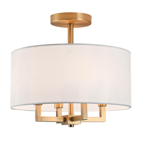 Plafon LILLE C04913BR-WH CosmoLight kolor Mosiądz