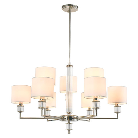 Lampa wisząca SUTTON P09422NI-WH CosmoLight kolor Nikiel błyszczący
