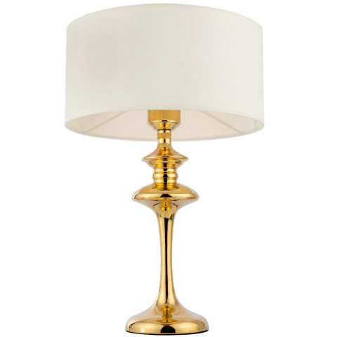 Lampa stołowa ABU DHABI T01804AU-WH CosmoLight kolor Złoty błyszczący