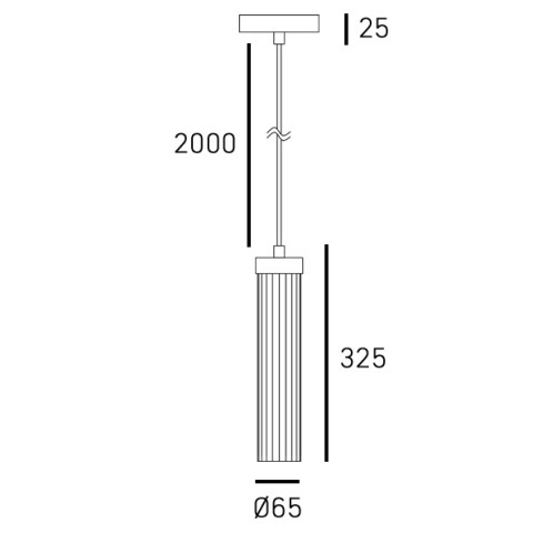 Lampa wisząca QUINCY P01811BK CosmoLight kolor Czarny 2