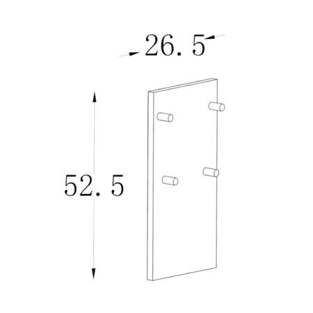 Zuma Line 10088 ZAŚLEPKA KOŃCOWA BIAŁA 2