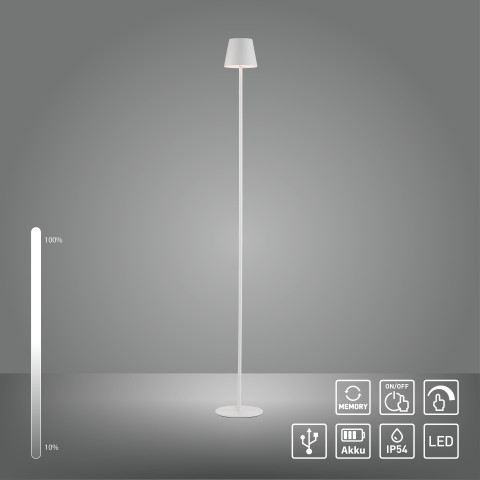 Zuma Line 19252-16 EURIA LAMPA PODŁOGOWA/ZEWNĘTRZNA BIAŁY
