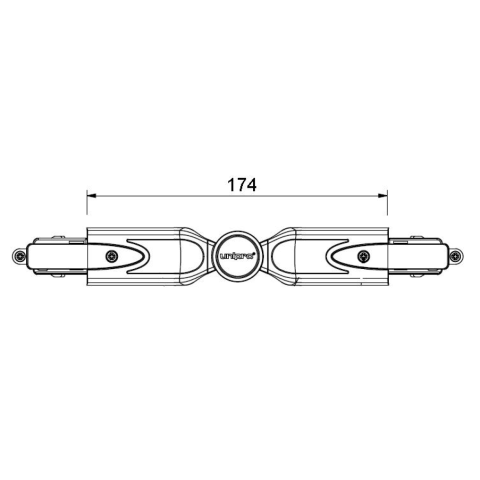 CHORS Unipro ALC3 łącznik ruchomy TRIAC do szyn 3F