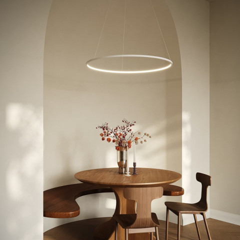 ECHO W 40 Żyrandol WEWNĘTRZNY Ramko |  Lampa wisząca ring okrąg