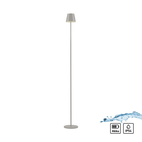 Zuma Line 19252-40 EURIA LAMPA PODŁOGOWA/ZEWNĘTRZNA JASNOSZARY 2