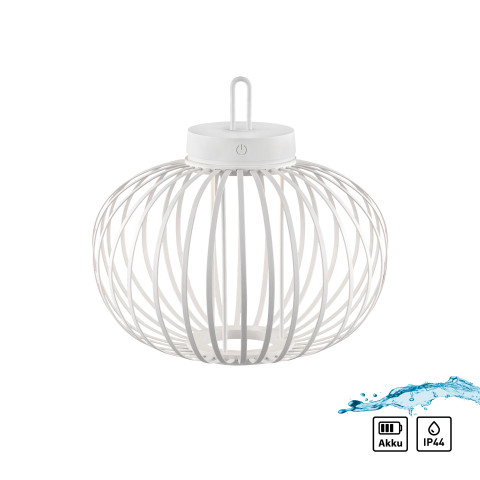 Zuma Line 19304-16 AKUBA LAMPA STOŁOWA/ZEWNĘTRZNA BEZPRZEWODOWA BIAŁY 2
