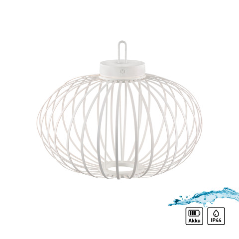 Zuma Line 19305-16 AKUBA LAMPA STOŁOWA/ZEWNĘTRZNA BEZPRZEWODOWA BIAŁY 2
