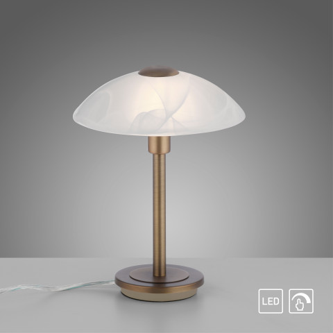 Zuma Line 4026-11 ENOVA LAMPA STOŁOWA ANTYCZNY MOSIĄDZ