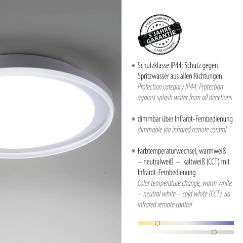 Zuma Line 6480-17 LARS LAMPA SUFITOWA CHROM