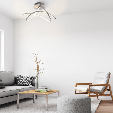 Zuma Line 15441-55 VIOLETTA LAMPA SUFITOWA STALOWY