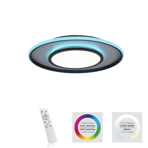 Zuma Line 11627-18 ARENDA LAMPA SUFITOWA CZARNA 2