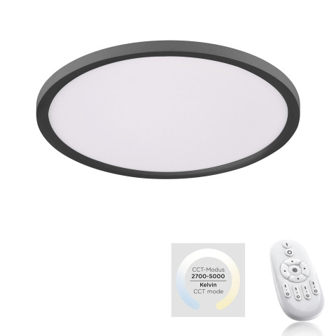 Zuma Line 15571-18 FLAT LAMPA SUFITOWA CZARNY 2