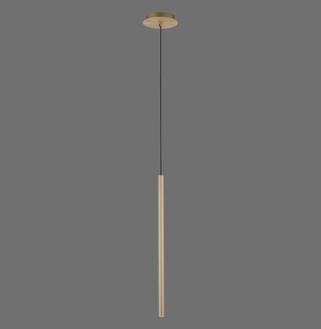 Zuma Line 2111-60 FLUTE LAMPA WISZĄCA MATOWY MOSIĄDZ