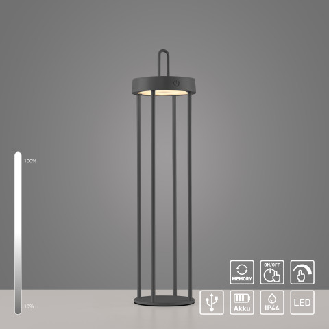 Zuma Line 19301-18 LAMPA STOŁOWA BEZPRZEWODOWA CZARNY
