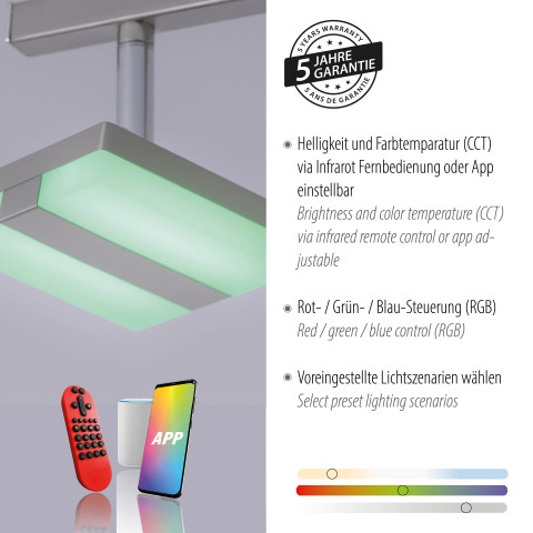 Zuma Line 12084-55 LOLASMART-SABI LAMPA SUFITOWA STALOWY