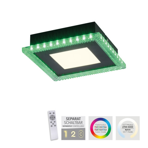 Zuma Line 14510-18 ACRI LAMPA SUFITOWA/KINKIET CZARNY 2
