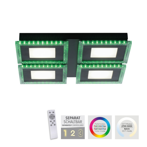 Zuma Line 14511-18 ACRI LAMPA SUFITOWA CZARNY 2