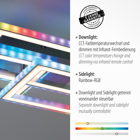 Zuma Line 14636-55 FELIX60 LAMPA SUFITOWA SREBRNY