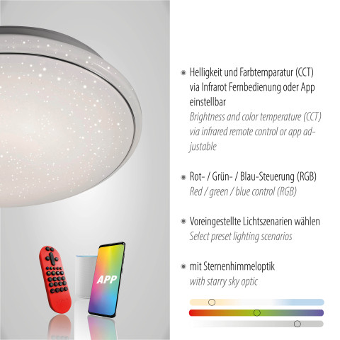 Zuma Line 14744-16 LOLASMART-JUPI LAMPA SUFITOWA SZARY