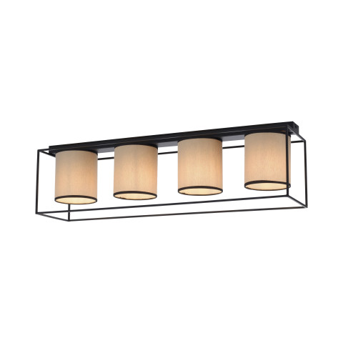 Zuma Line 15304-18 RAVEN LAMPA SUFITOWA BEŻOWY/CZARNY