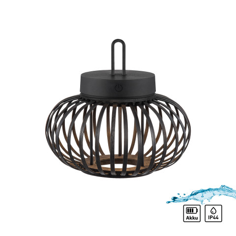 Zuma Line 19303-18 AKUBA LAMPA STOŁOWA/ZEWNĘTRZNA BEZPRZEWODOWA CZARNY 2