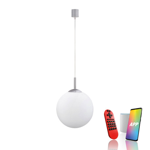 Zuma Line 22073-55 LOLASMART-BOLO LAMPA WISZĄCA SREBRNY 2