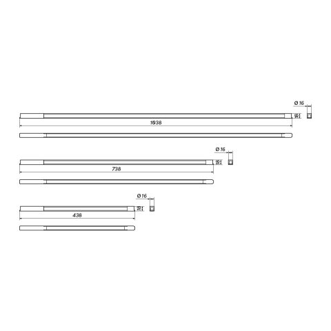 MULTILINE STRIPE SLIM M LOONARI Lampa do szynoprzewodu magnetycznego OXYLED
