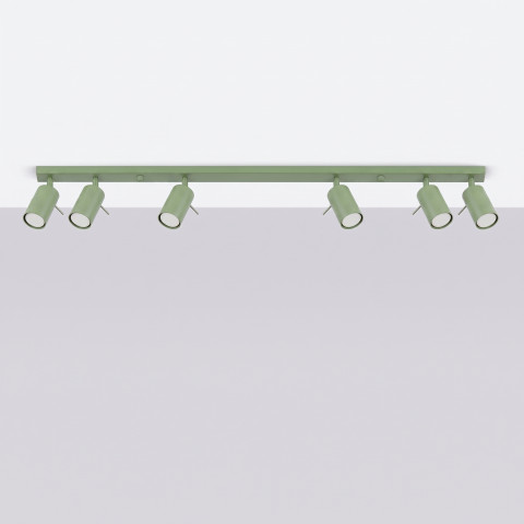 Plafon RING 6L szałwiowy Sollux Lighting SL.2182 2