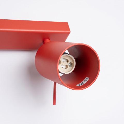 Plafon RING 4L czerwony Sollux Lighting SL.2193