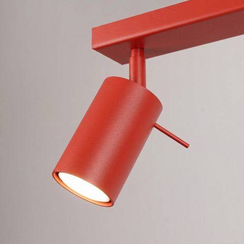 Plafon RING 6L czerwony Sollux Lighting SL.2194