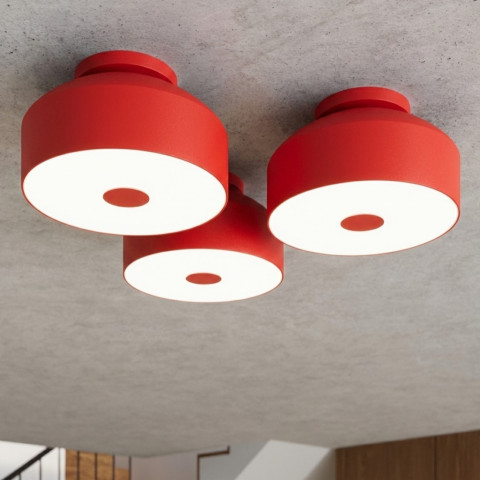 Plafon OMIQ czerwony Sollux Lighting SL.2285