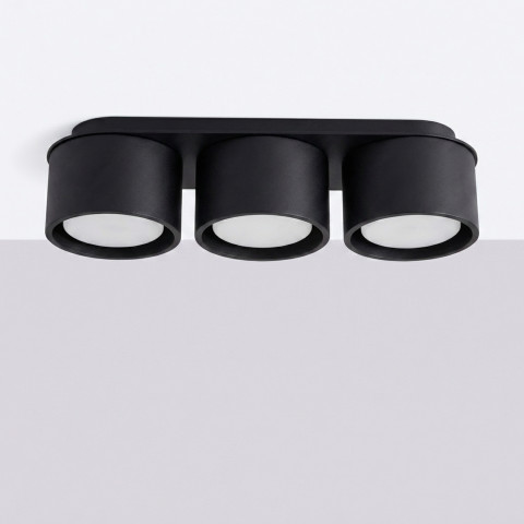 Plafon MODO 3 czarny Gx53 Sollux Lighting SL.2440 2