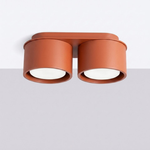 Plafon MODO 2 ochra czerwona Gx53 Sollux Lighting SL.2451 2