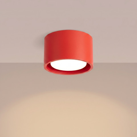 Plafon MODO 1 czerwony Gx53 Sollux Lighting SL.2478