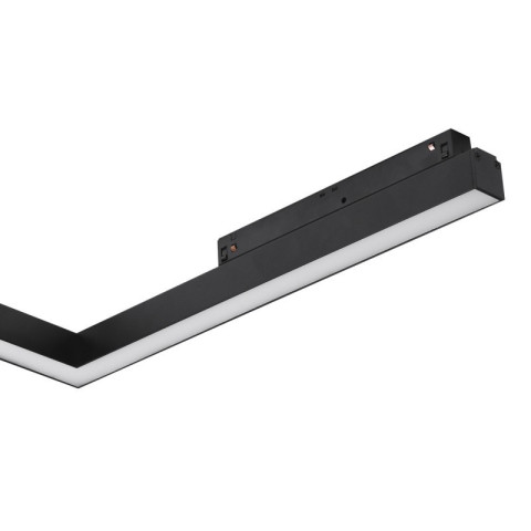 Lampa do szynoprzewodów Azzardo ALFA SAGA TRACK MAGNETIC CORNER A 24W CCT BLUETOOTH BK AZ6708 BLACK