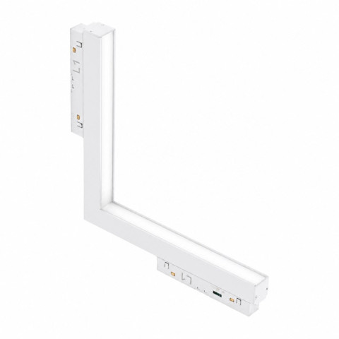 Lampa do szynoprzewodów Azzardo ALFA SAGA TRACK MAGNETIC 2LINE CORNER B 24W CCT SWITCH DIMM WH AZ6507 WHITE